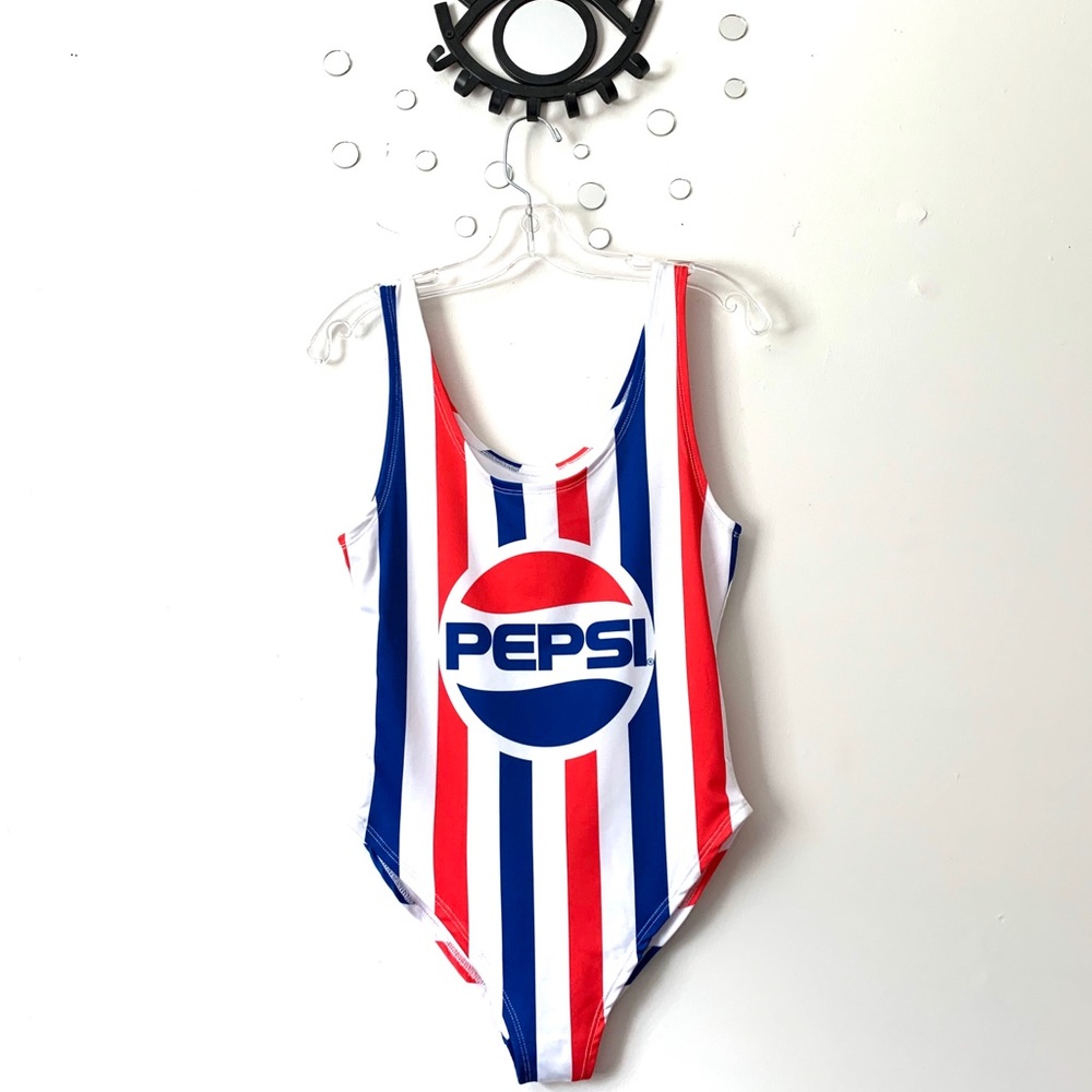 Pepsi one Piece Bodysuit SwimSuit